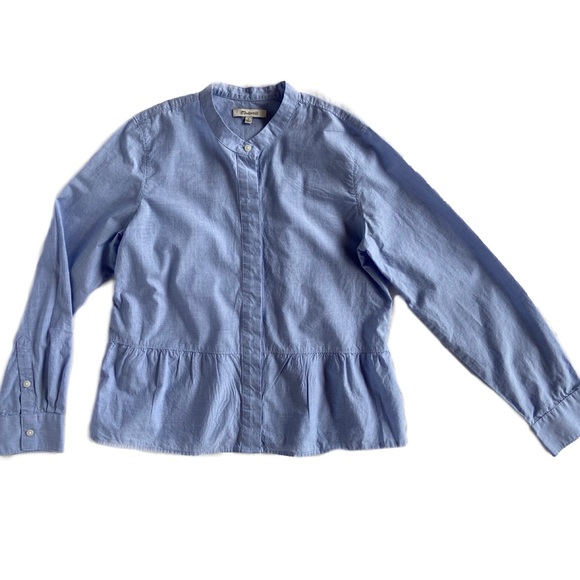 Madewell chambray Button up blouse - Picture 1 of 4